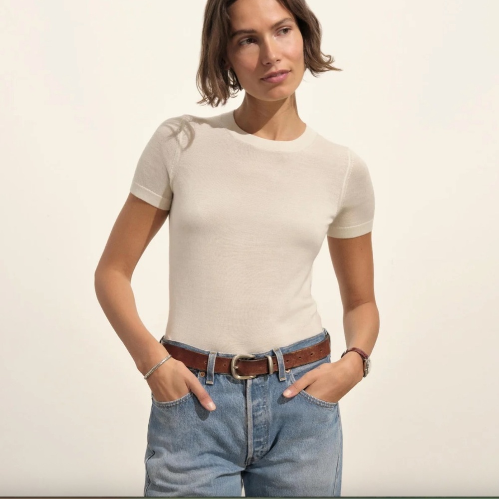Buck Mason FEATHERWEIGHT SILK CASHMERE TEE